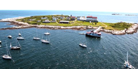 aerial view of star island